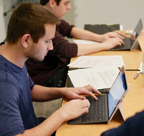 Woodhouse Academy Students in Classroom on Computers